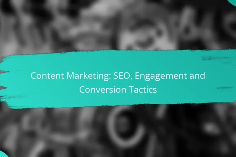 Content Marketing: SEO, Engagement and Conversion Tactics