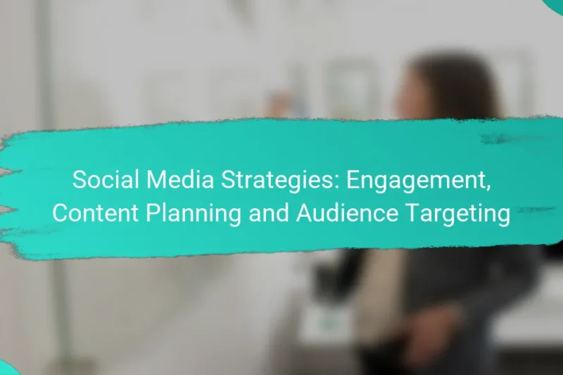 Social Media Strategies: Engagement, Content Planning and Audience Targeting