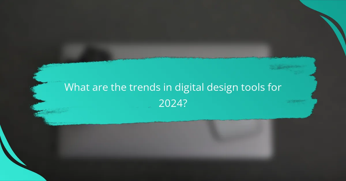 What are the trends in digital design tools for 2024?